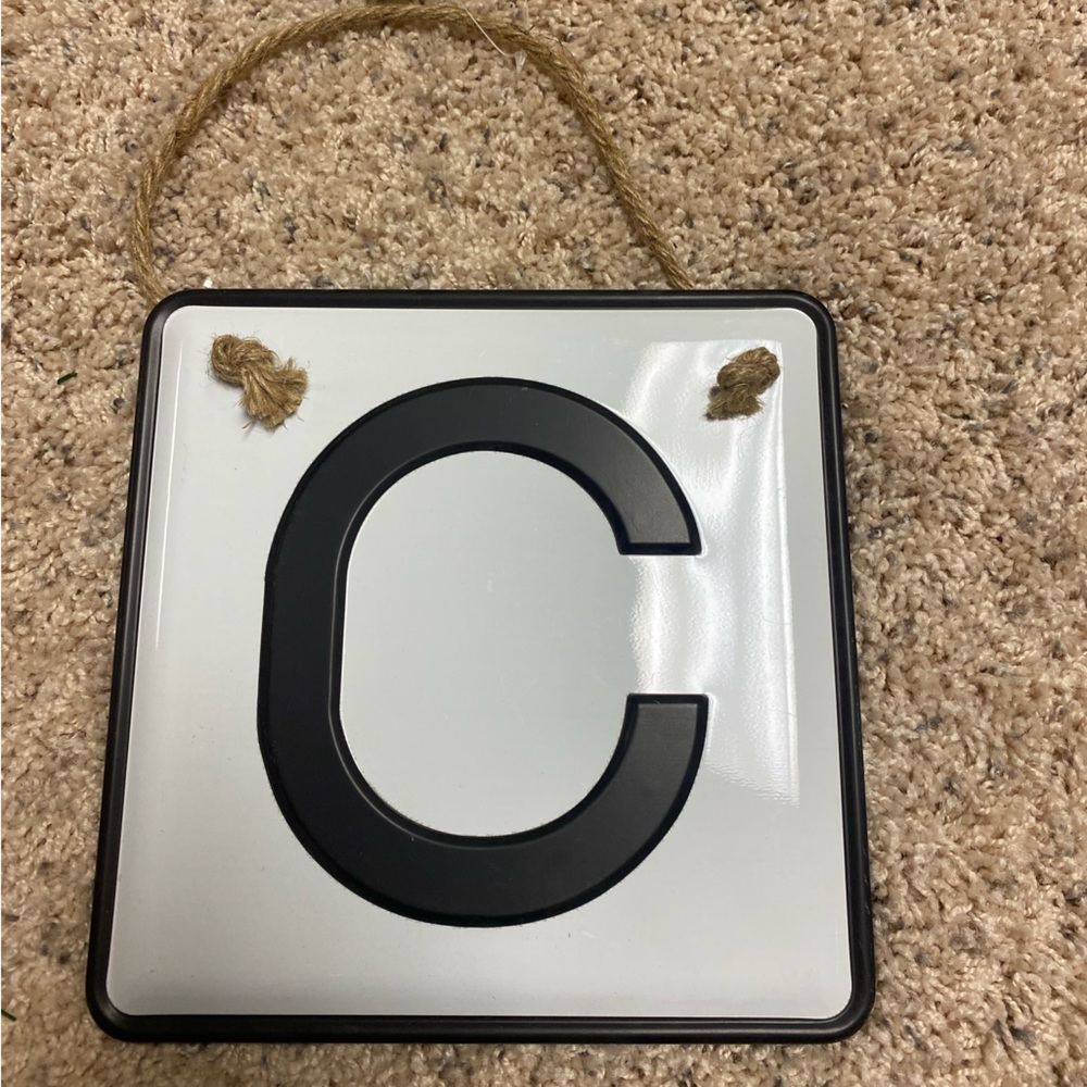 Metal C Sign